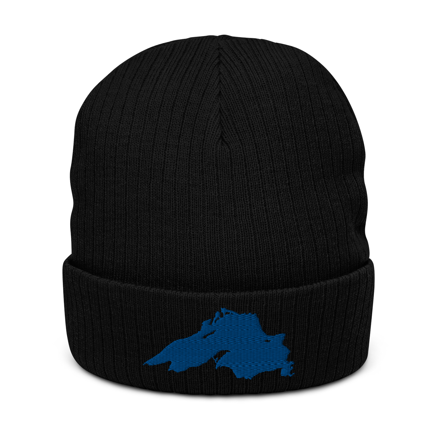 Lake Superior Ribbed Beanie | Blue