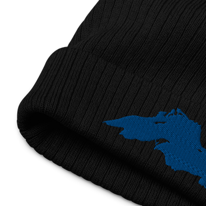 Lake Superior Ribbed Beanie | Blue