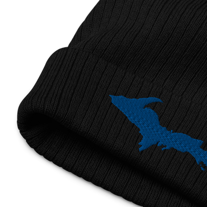 Upper Peninsula Ribbed Beanie | Blue