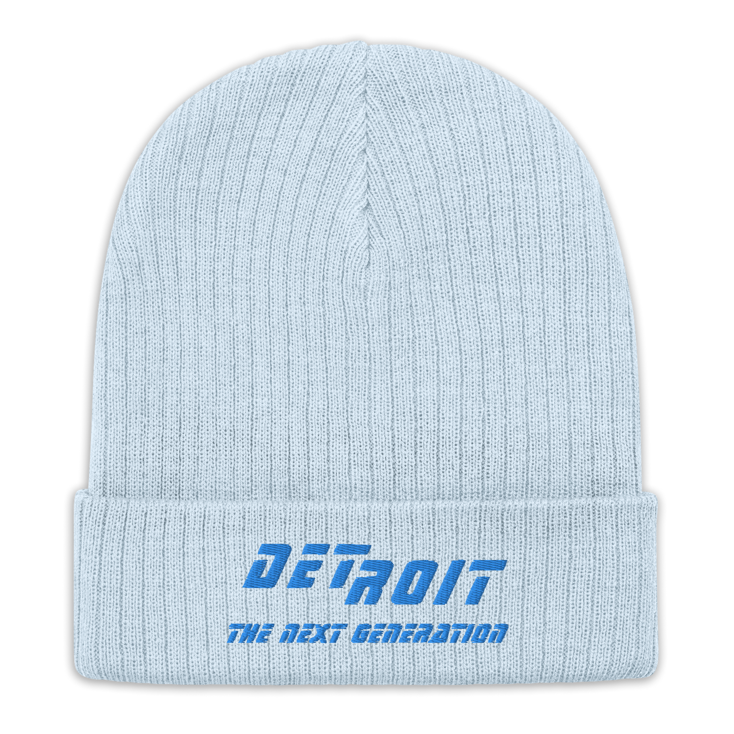 'Detroit The Next Generation' Ribbed Beanie (80s SciFi Parody)