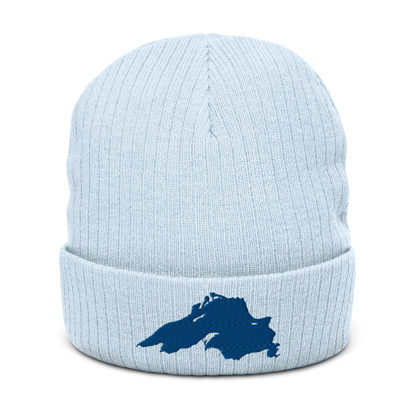 Lake Superior Ribbed Beanie | Blue