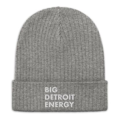 'Big Detroit Energy' Ribbed Beanie