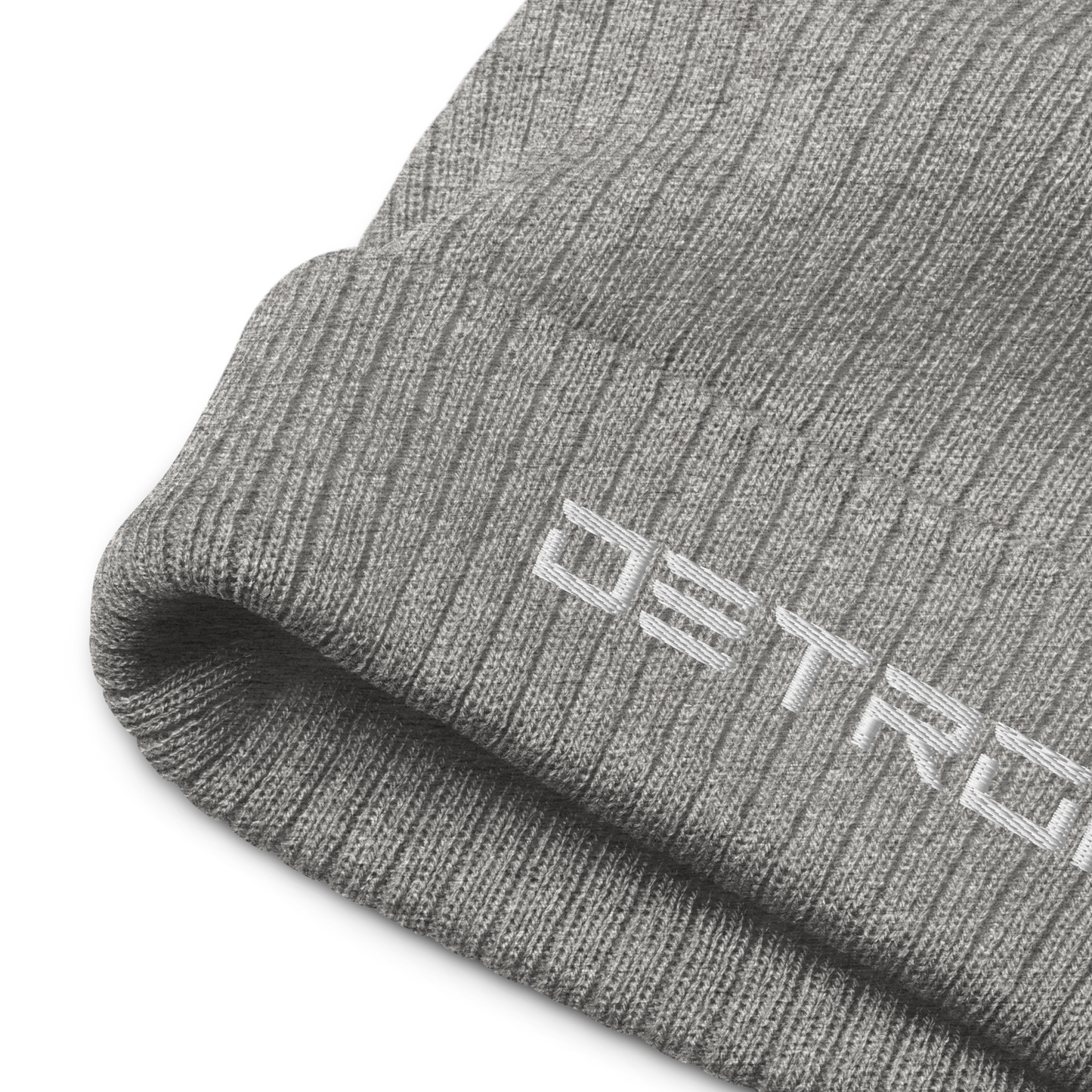 'Detroit' Ribbed Beanie (Electric Font)