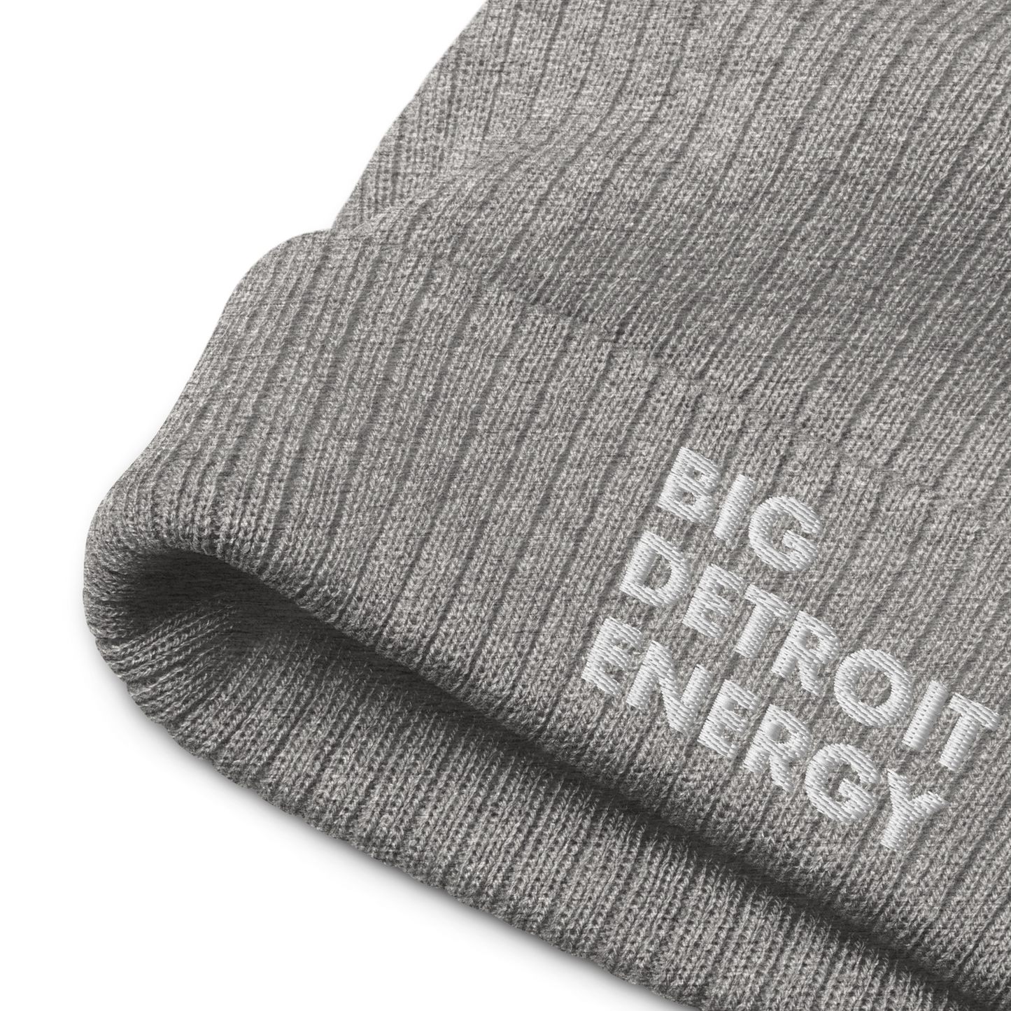 'Big Detroit Energy' Ribbed Beanie