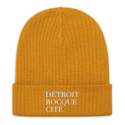 'Détroit Rocque Cité' Ribbed Beanie