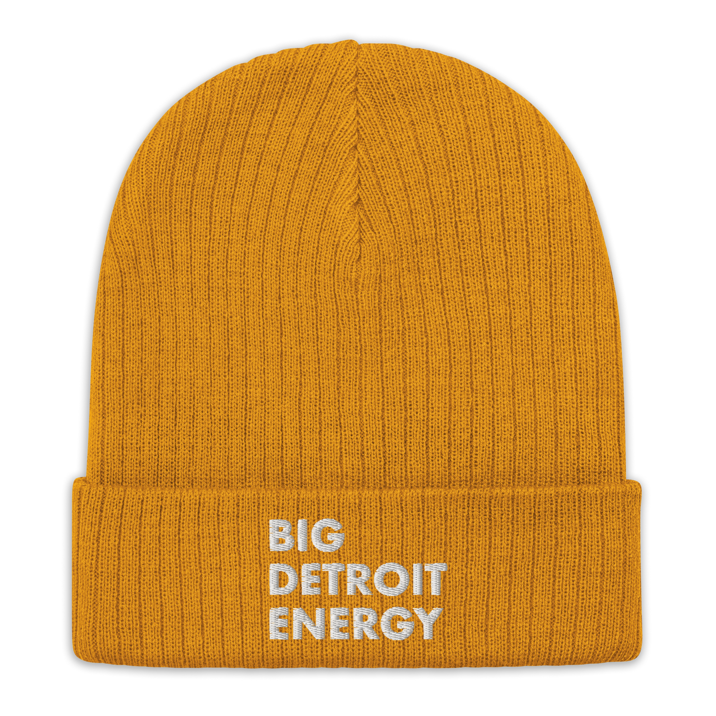 'Big Detroit Energy' Ribbed Beanie