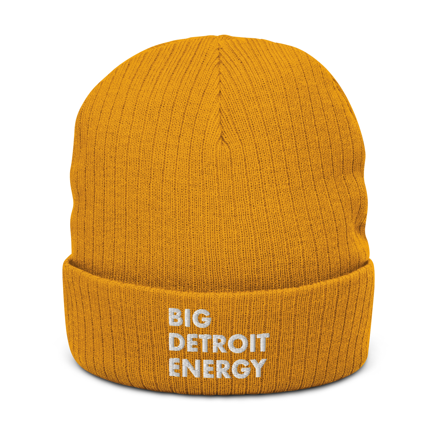 'Big Detroit Energy' Ribbed Beanie