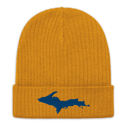 Upper Peninsula Ribbed Beanie | Blue