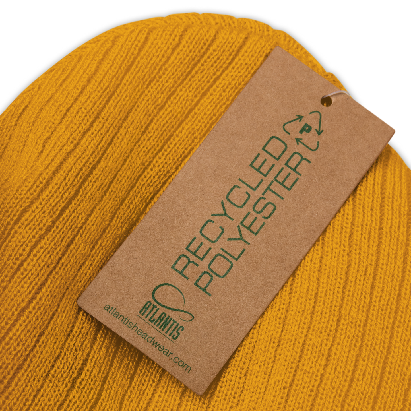 'Detroit Michigan' Ribbed Beanie (w/ Old English 'D')