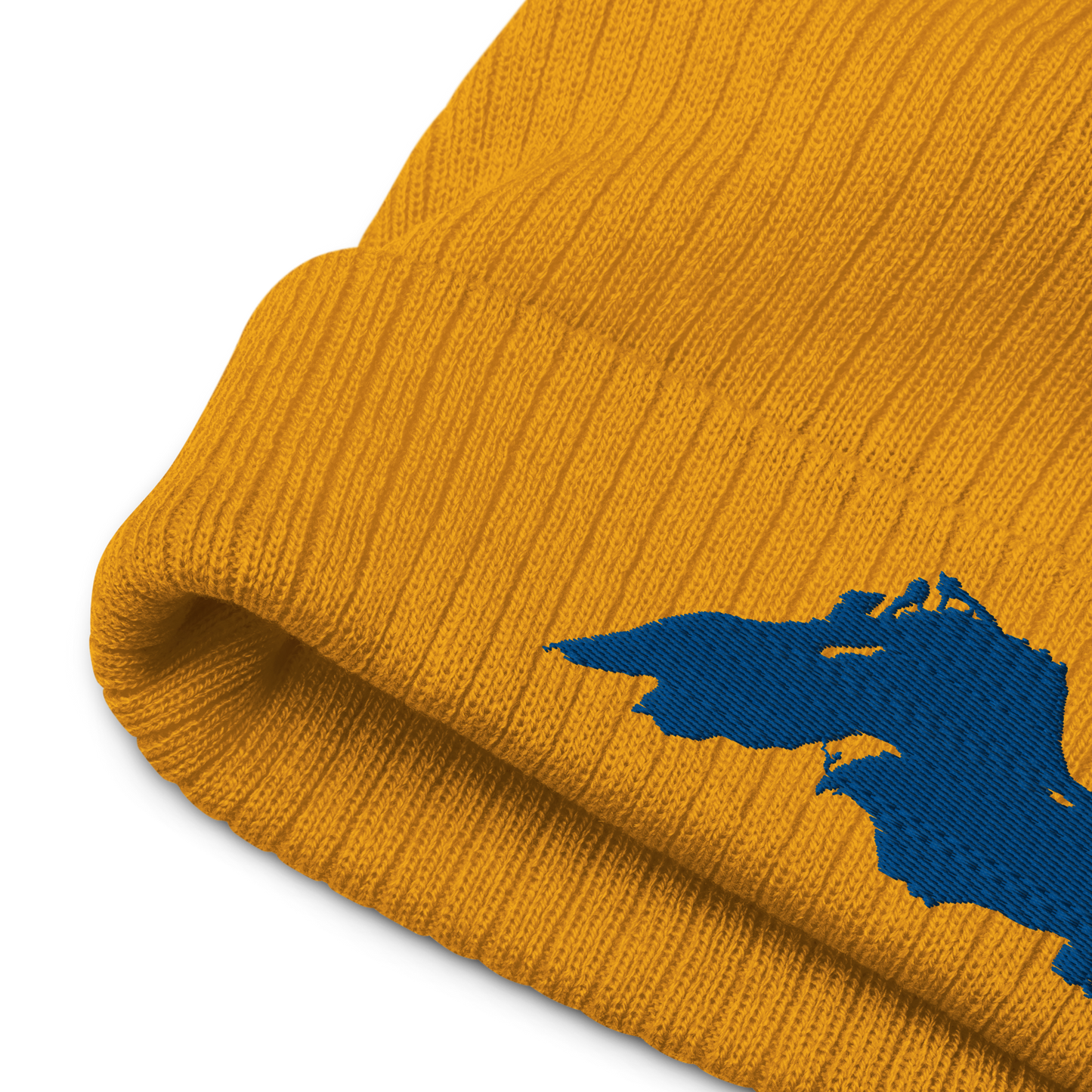 Lake Superior Ribbed Beanie | Blue