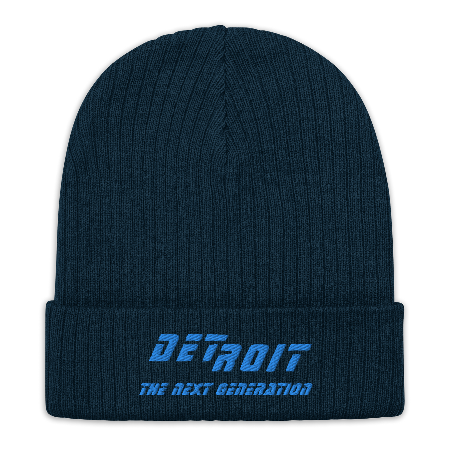 'Detroit The Next Generation' Ribbed Beanie (80s SciFi Parody)