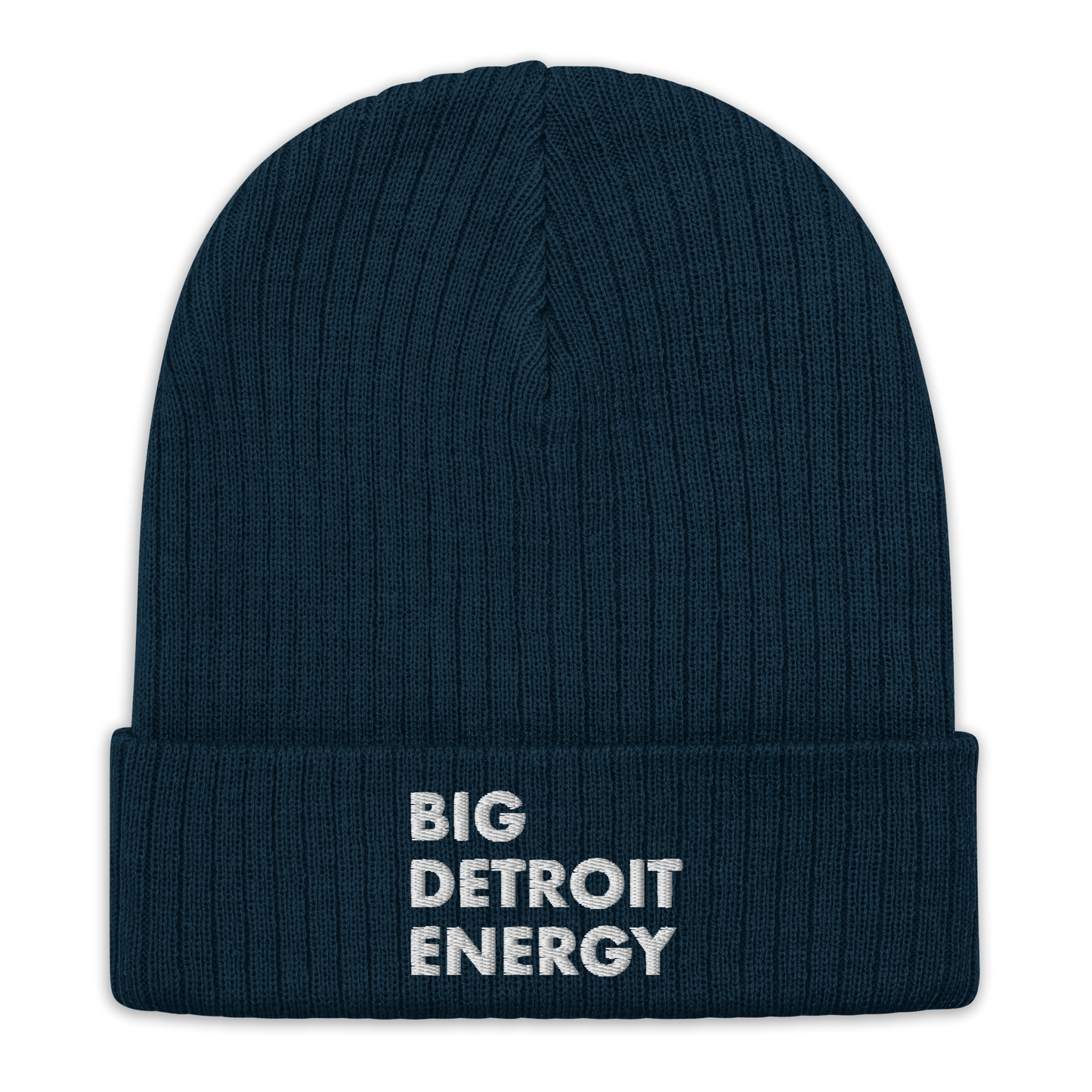 'Big Detroit Energy' Ribbed Beanie