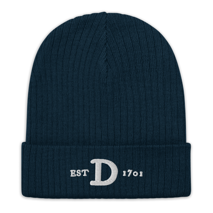 Detroit 'EST 1701' Ribbed Beanie (w/ Old French 'D')