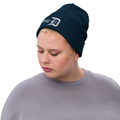 Detroit 'The D' Ribbed Beanie (w/ Old English 'D')