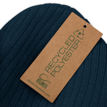 Detroit 'Old English D' Ribbed Beanie