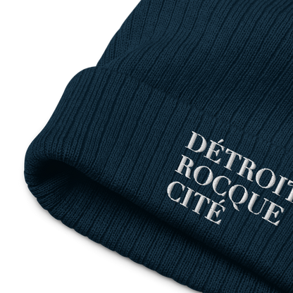 'Détroit Rocque Cité' Ribbed Beanie