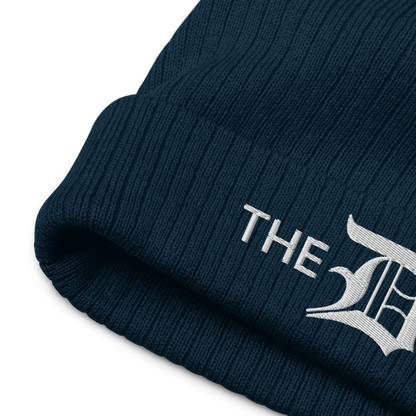 Detroit 'The D' Ribbed Beanie (w/ Old English 'D')