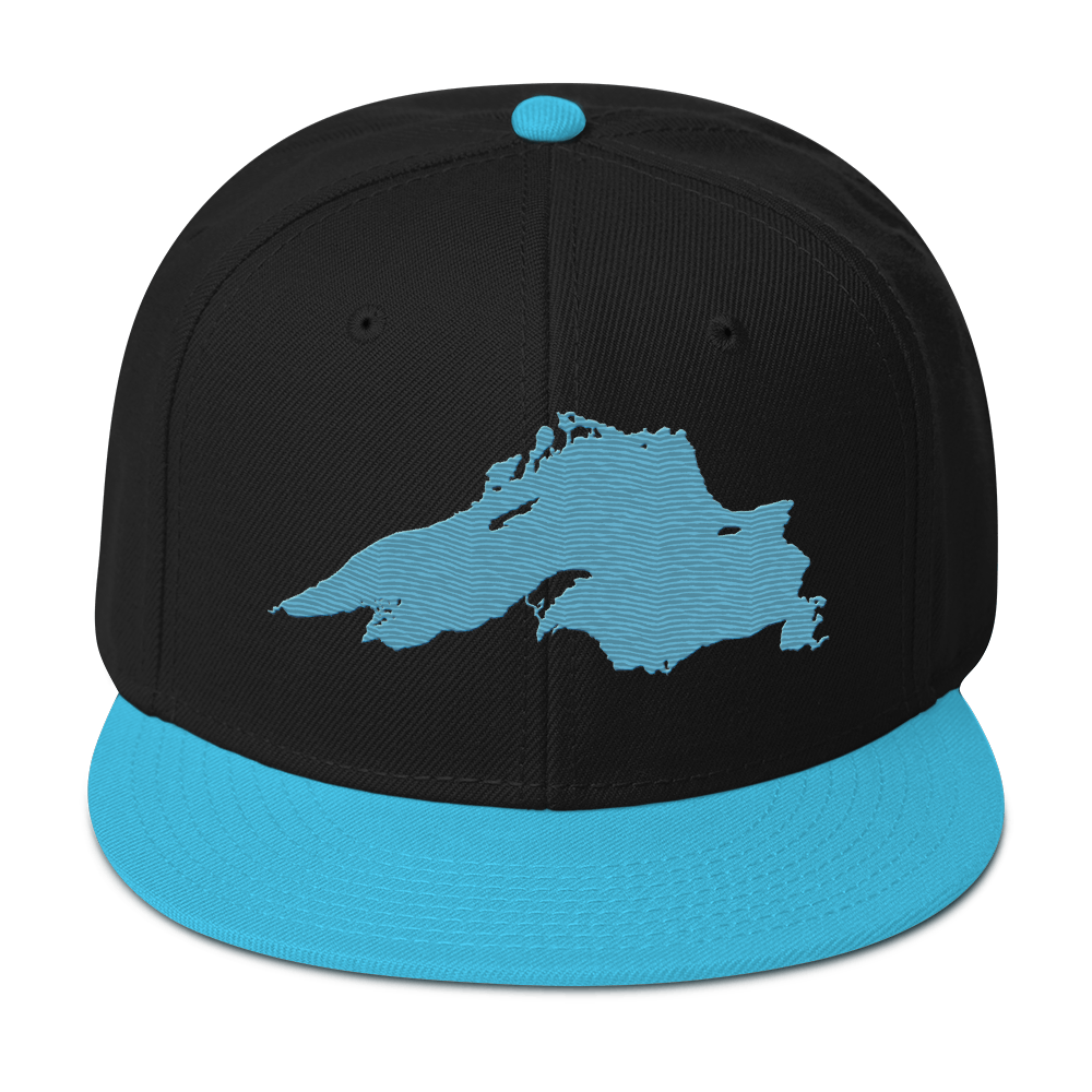 Lake Superior Snapback | 6-Panel - Aqua