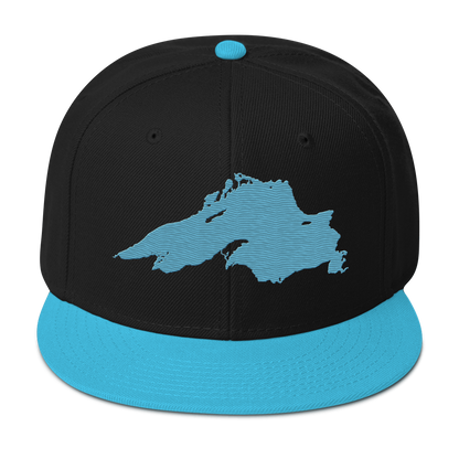 Lake Superior Snapback | 6-Panel - Aqua