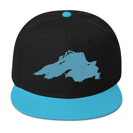 Lake Superior Snapback | 6-Panel - Aqua