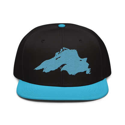 Lake Superior Snapback | 6-Panel - Aqua