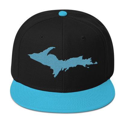 Upper Peninsula Snapback | 6-Panel - Aqua