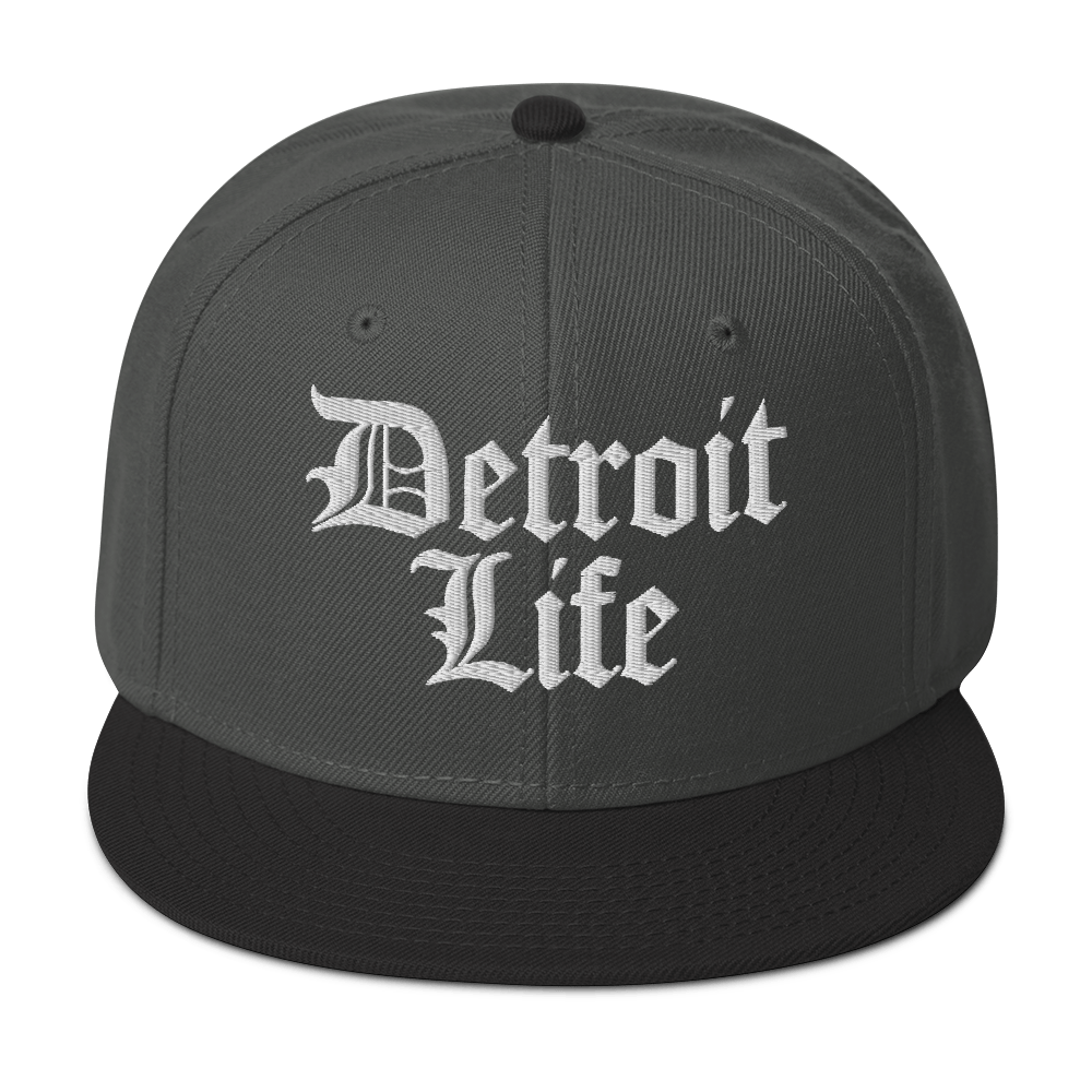 'Detroit Life' Flat Bill Snapback | 6-Panel