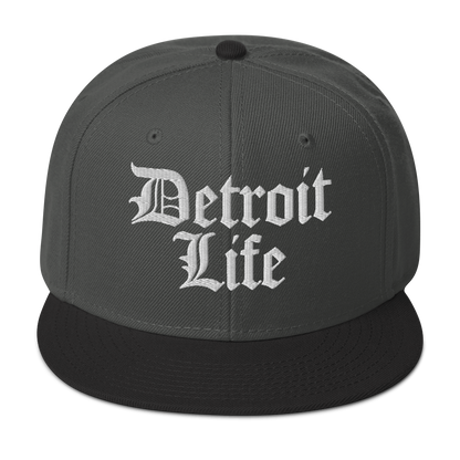 'Detroit Life' Flat Bill Snapback | 6-Panel