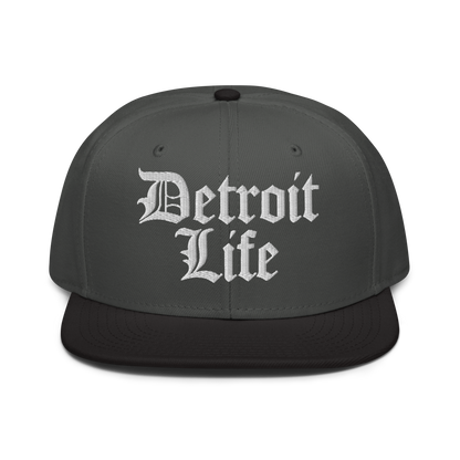 'Detroit Life' Flat Bill Snapback | 6-Panel