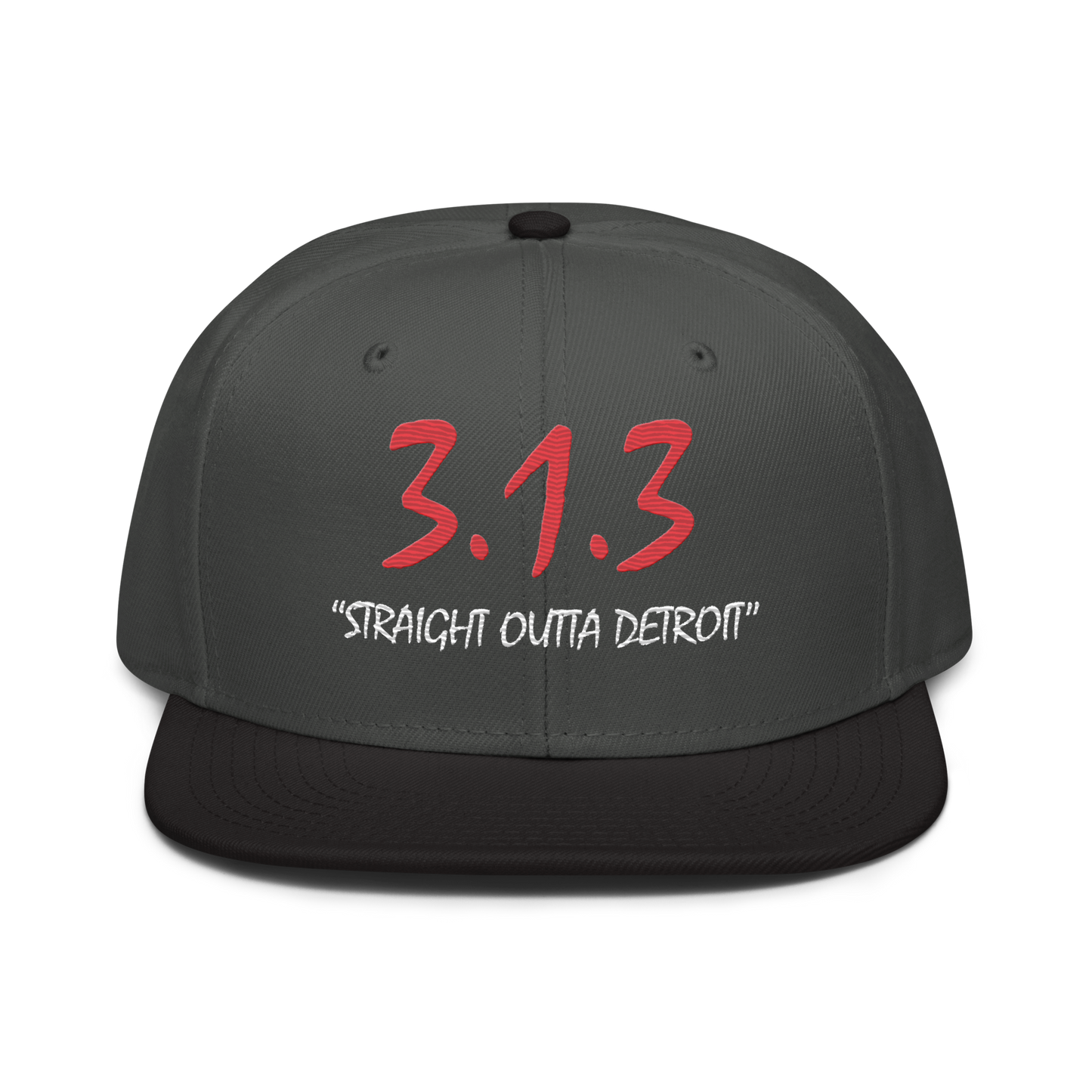 '313 Straight Outta Detroit' Snapback | 6-Panel