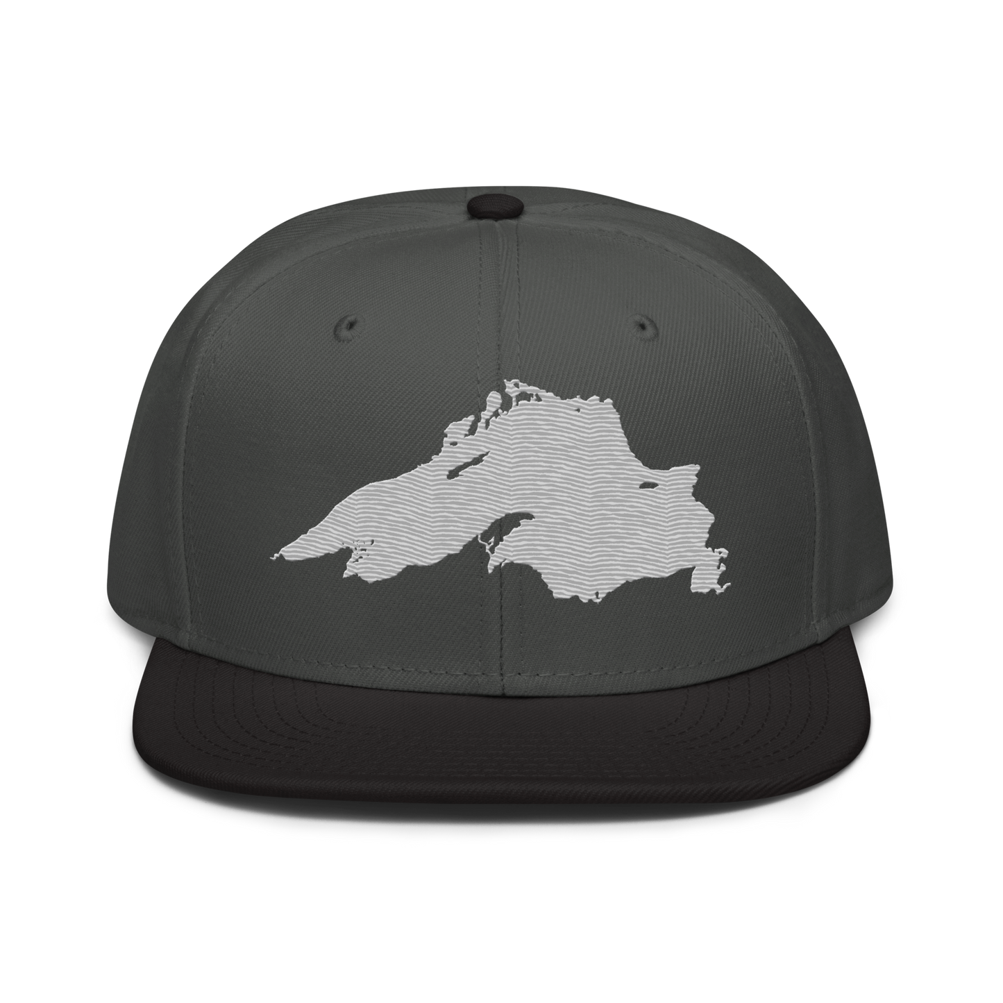 Lake Superior Snapback | 6-Panel - Platinum