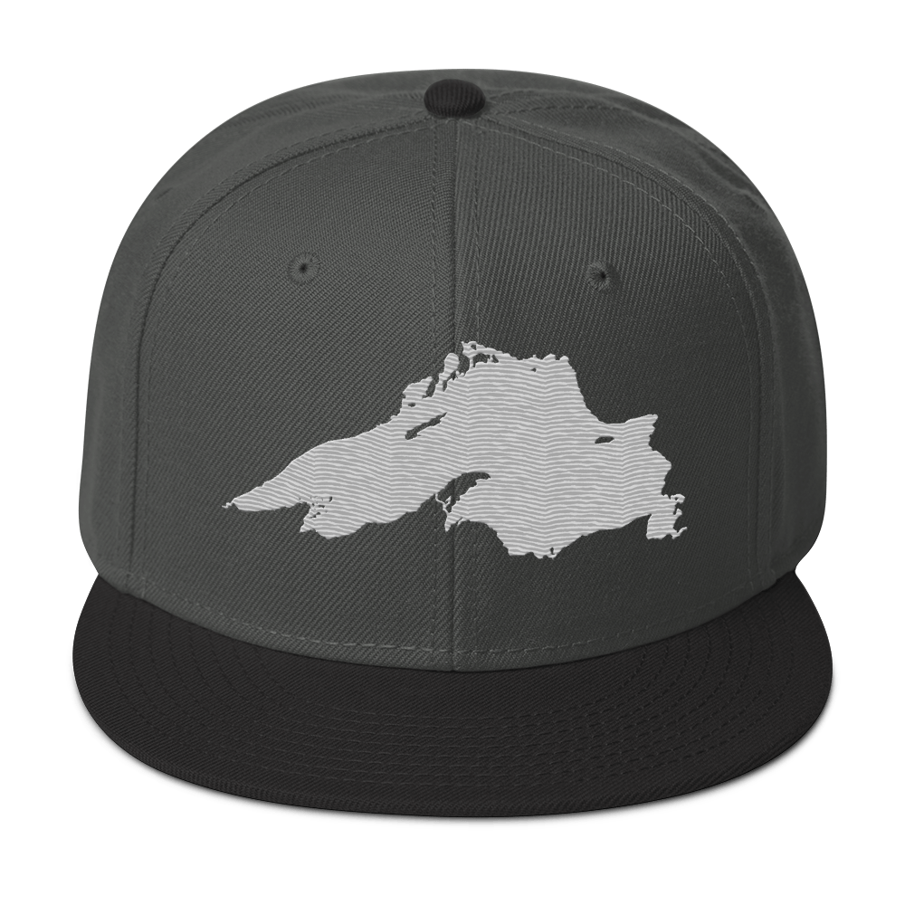 Lake Superior Snapback | 6-Panel - Platinum