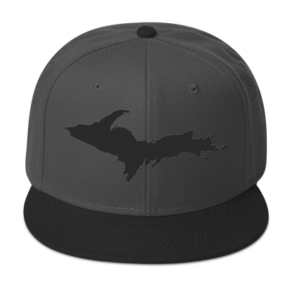 Upper Peninsula Snapback | 6-Panel - Black