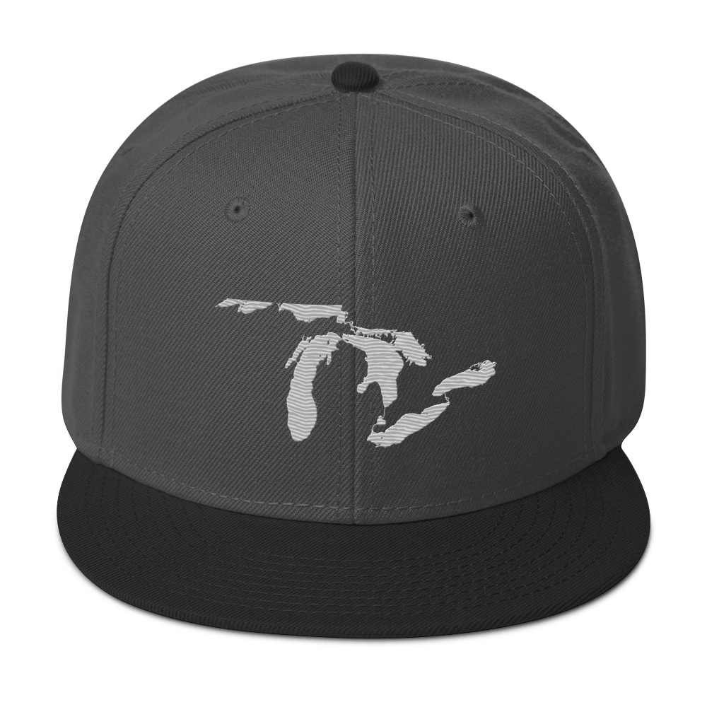 Great Lakes Snapback | 6-Panel - Platinum