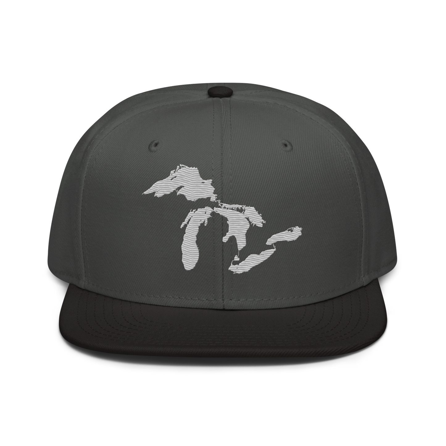 Great Lakes Snapback | 6-Panel - Platinum