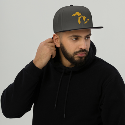 Great Lakes Snapback | 6-Panel - Gold