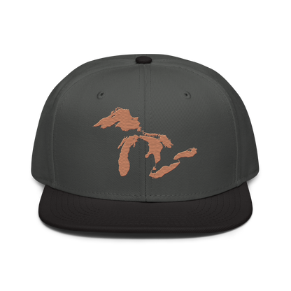 Great Lakes Snapback | 6-Panel - Copper