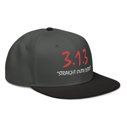 '313 Straight Outta Detroit' Snapback | 6-Panel