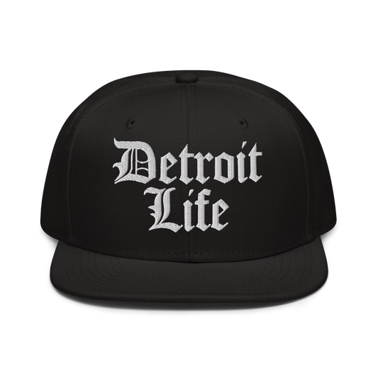 'Detroit Life' Flat Bill Snapback | 6-Panel