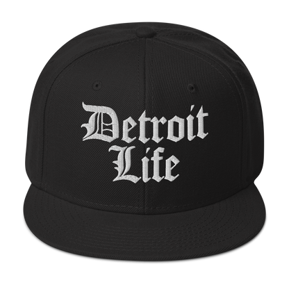 'Detroit Life' Flat Bill Snapback | 6-Panel