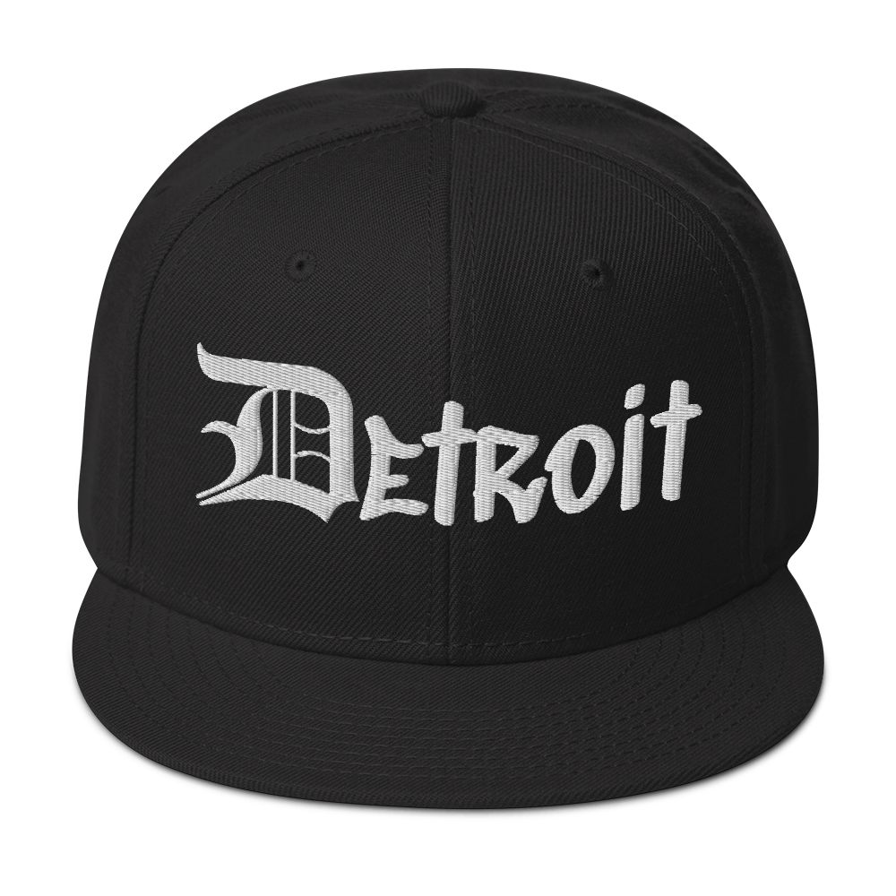 'Detroit' Snapback (OED Tag Font) | 6-Panel