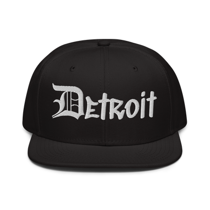 'Detroit' Snapback (OED Tag Font) | 6-Panel