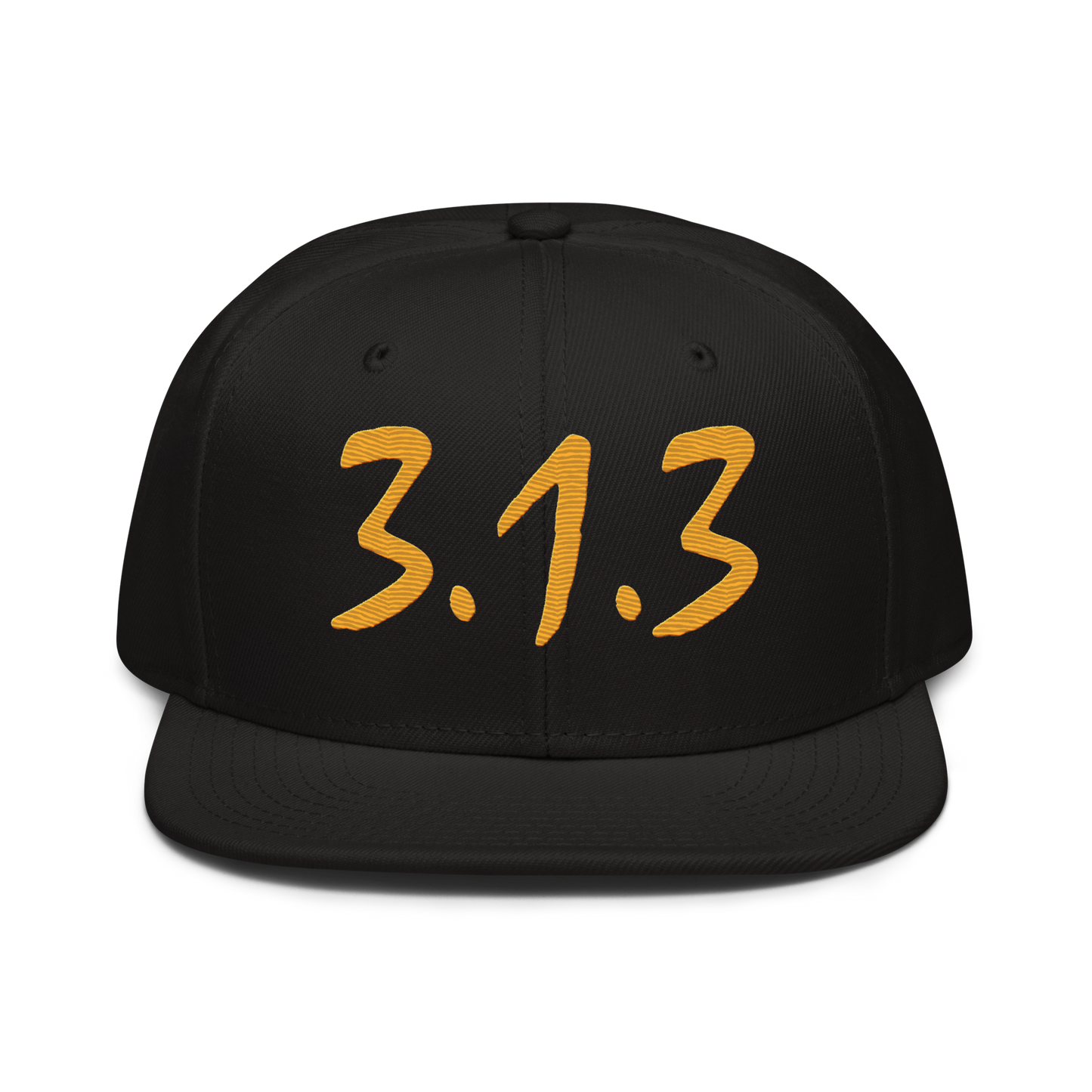 Detroit '313 Snapback (Gold Compton Font) | 6-Panel