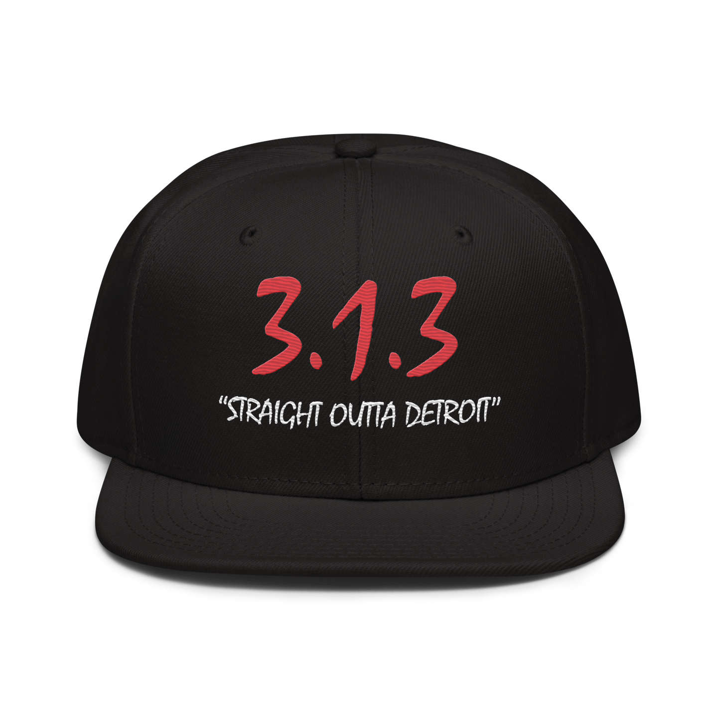 '313 Straight Outta Detroit' Snapback | 6-Panel