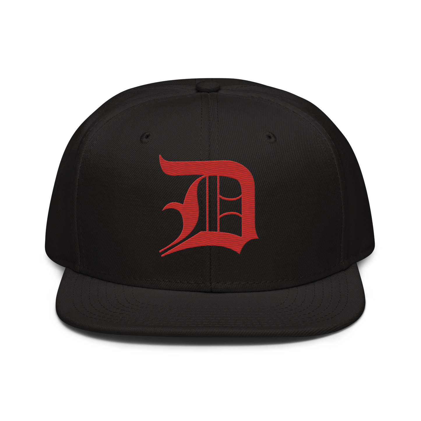 Detroit 'Old English D' Snapback | 6-Panel - Aliform Red