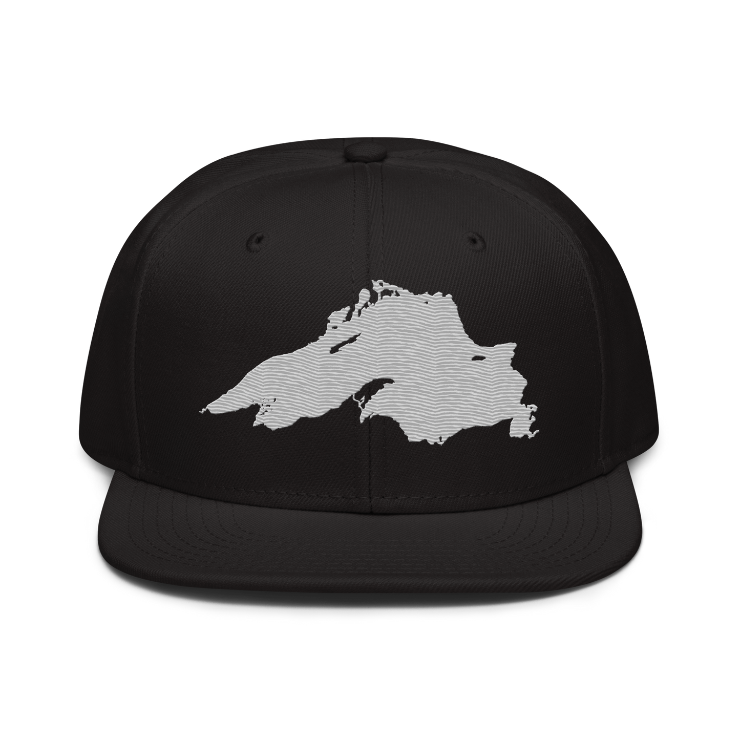 Lake Superior Snapback | 6-Panel - Platinum