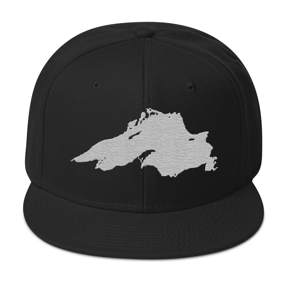 Lake Superior Snapback | 6-Panel - Platinum