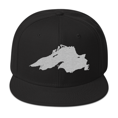 Lake Superior Snapback | 6-Panel - Platinum