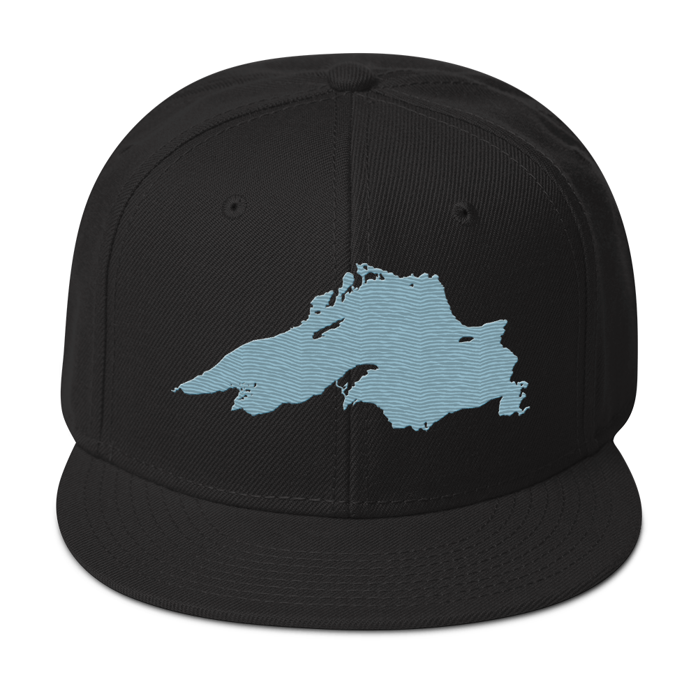 Lake Superior Snapback | 6-Panel - Opal Blue