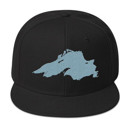 Lake Superior Snapback | 6-Panel - Opal Blue